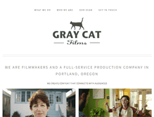 Tablet Screenshot of graycatfilms.com